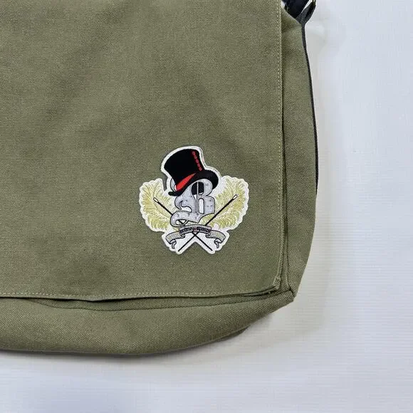 Britney Spears Canvas Messenger Bag Crossbody Music Band Patch Shoulder - Picture 12 of 12